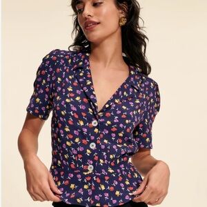 Rouje Multicolor Floral Blouse